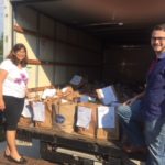 Jackie Kon and marc hochhauser high holy day food drive 2018